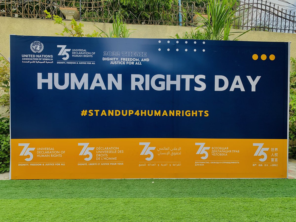 #InternationalHumanRightsDay 
Today on human rights day 
Let us remember there is so much more we need to do to ensure everyone is able to live free, equal and with dignity & enjoy all their human rights 🥰

#WorldHumanRightsDay_2022 
#somalia🇸🇴