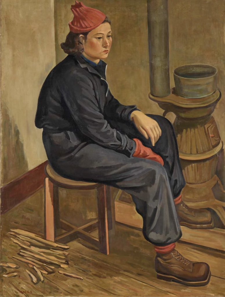 Woman in a Ski Suit

by Son Ŭng-sŏng (1916-1979) 1940