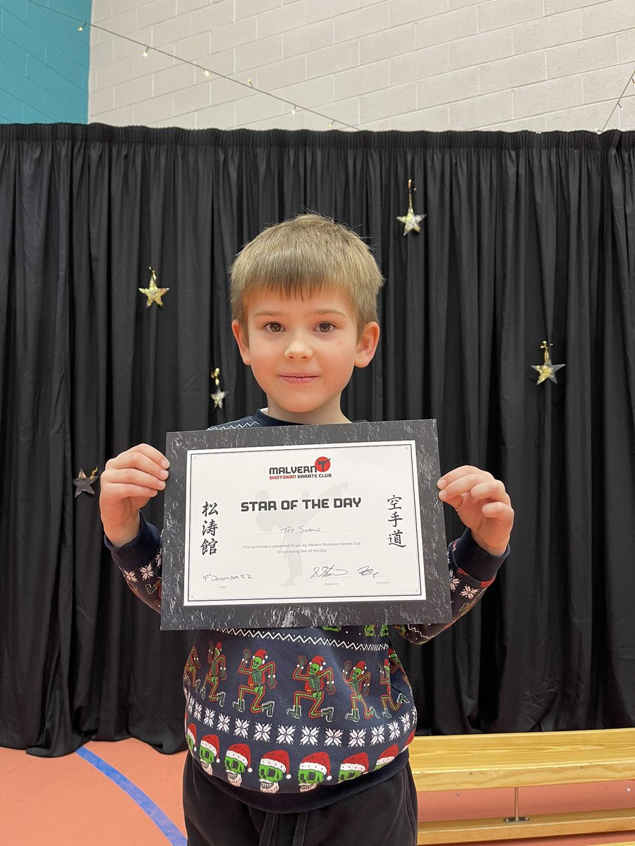 MalvernKarate's tweet photo. Well done to Ted who was our Star of the day in our Friday afterschool class @malvernprimary
Great work, Ted!
#karate #kata #shotokan #kugb #togetherstronger #malvernprimary https://t.co/jo6XnNsK2B