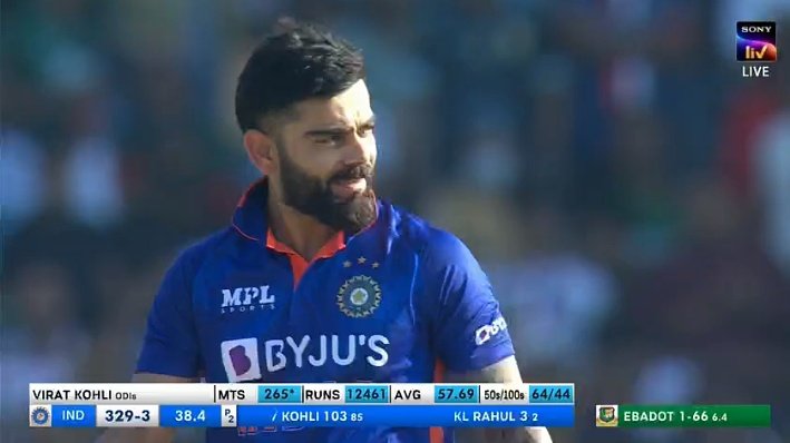 CricCrazyJohns's tweet photo. The numbers of Virat Kohli in ODI is GOATed. https://t.co/vz4GXSC9cO
