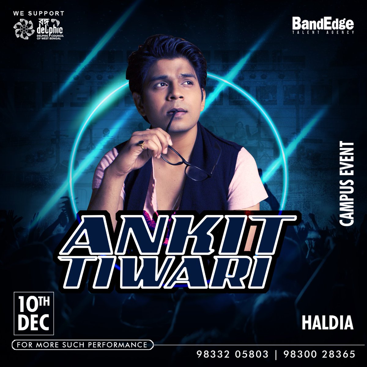 BandEdgeIndia's tweet image. Kickstart Weekend schedule 
@officiallyAnkit live in Haldia For a campus event.
Paloma Majumder live in kolkata.
@DebjaniSings live in Durgapur.
Sayam Paul live in Durgapur.

#bandedgetalentagency #eventcuration #artistsoninstagram #artist #music #livemusic #weekendvibes