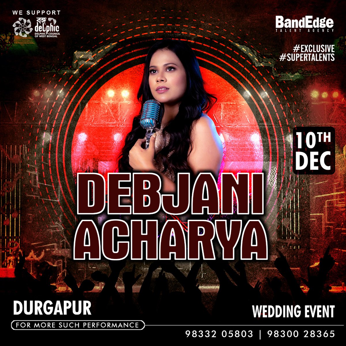 BandEdgeIndia's tweet image. Kickstart Weekend schedule 
@officiallyAnkit live in Haldia For a campus event.
Paloma Majumder live in kolkata.
@DebjaniSings live in Durgapur.
Sayam Paul live in Durgapur.

#bandedgetalentagency #eventcuration #artistsoninstagram #artist #music #livemusic #weekendvibes