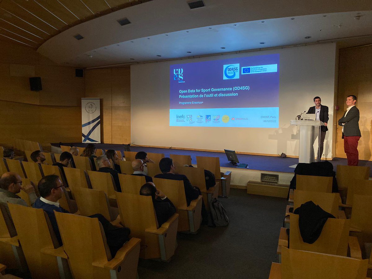 📢Dissemination. Last Tuesday we present the <a href="/Data4Sport/">OD4SG-Open Data 4 Sport Governance</a> platform at the French NOC. <a href="/CDESLimoges/">CDES</a> <a href="/inefcat/">Inefc</a> <a href="/SportMalta/">SportMalta</a> <a href="/IPDJ_IP/">IPDJ I.P.</a> <a href="/TeamSlovenia/">Team Slovenia</a> <a href="/opesitalia/">Opes Italia</a>