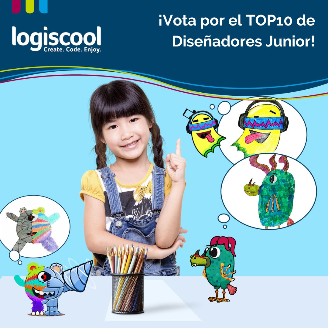 LogiscoolE's tweet image. Vota por las obras del TOP10 del Concurso de Dibujo en #MyLogiscool hasta el 15 de diciembre ‼️
Los 10 mejores #dibujos cobrarán vida digitalmente y se subirán al grupo de actores de #Scoolcode ⬆️👾👩‍🎨
Quiénes serán los #finalistas ❓🤔
#drawingcontest #logiscoolespaña