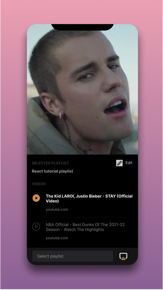 When I made plai.tv, a lot of my attention went into to the mobile experience. Clean, intuitive and content focused, that's what I ended up with 🤷I hope you like it.

#mobile #video #JustinBieber #music #fyp #viral #plaitv