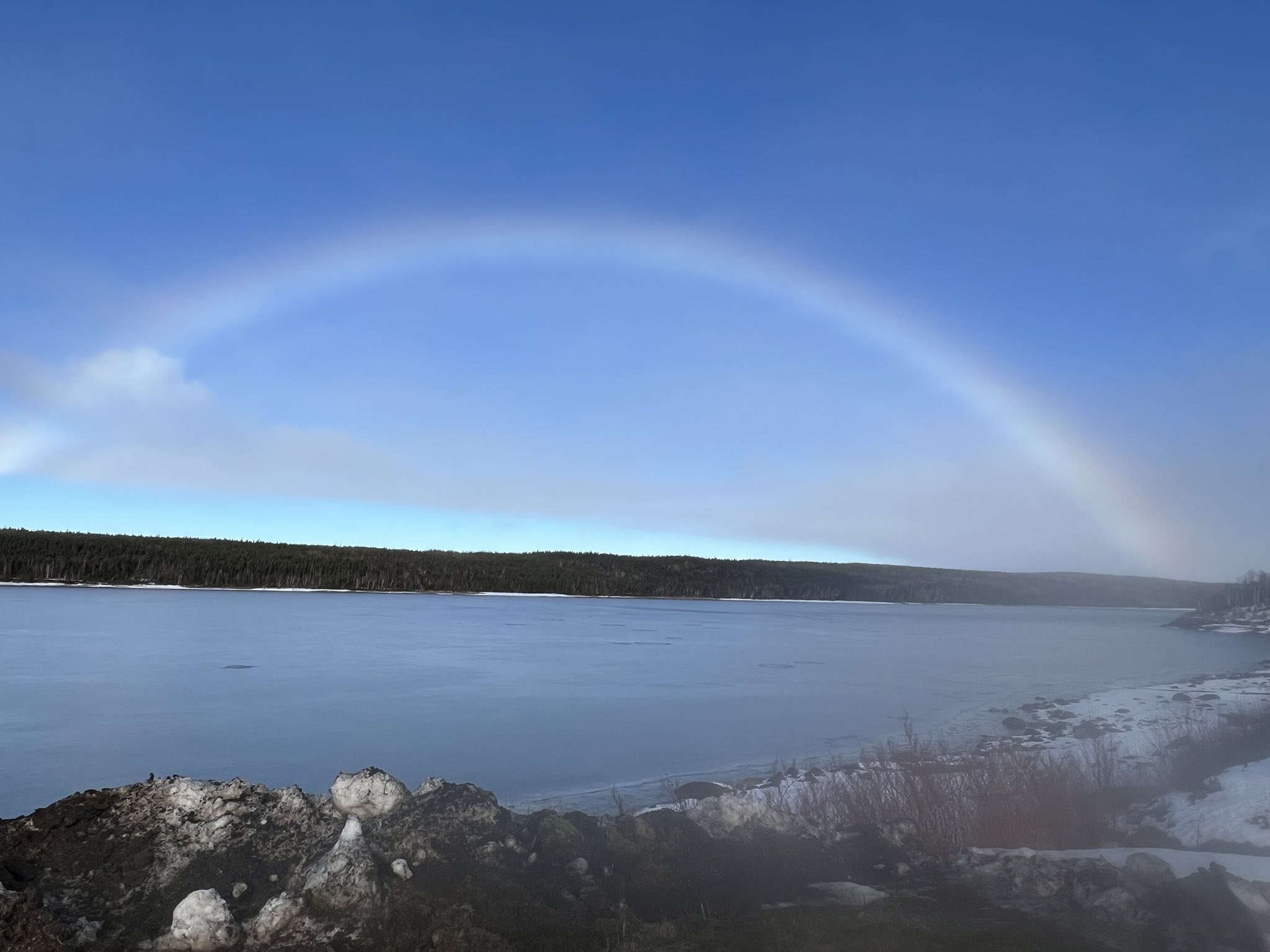 Route 370 News & Weather Newfoundland on Twitter "This strange rainbow happened over Beothuk