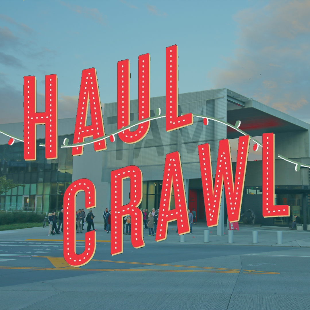 In the mood for some holiday shopping this weekend? Join us at Tacoma Art Museum today for the 7th Annual Holiday Haul Crawl! Shop local art, souvenirs, and Pacific Northwest treasures at the TAM Store. AND, enjoy 10% off your purchase!