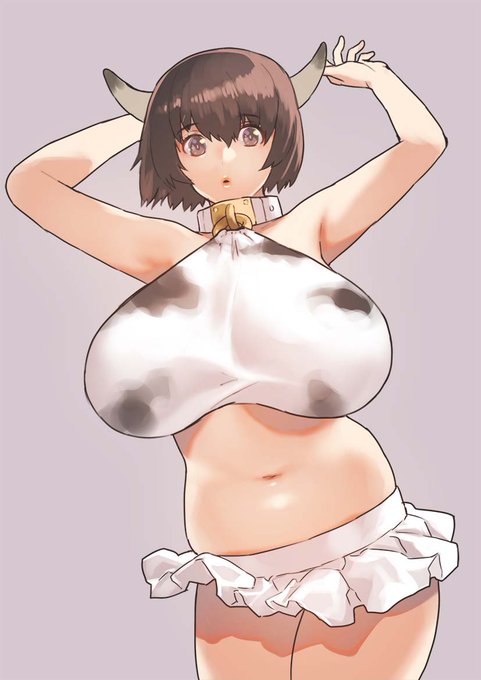 牛娘の絵です('ω`) 