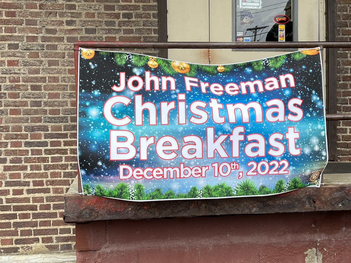 TomBoscoNews's tweet photo. There are a couple of great days each year in Delaware… and today is one of them! After a two-year hiatus, the John Freeman “Whatever You Think It’s Worth” breakfast is back! At the Hardware Exchange until 11:30 AM… https://t.co/DA3MAHbhkA