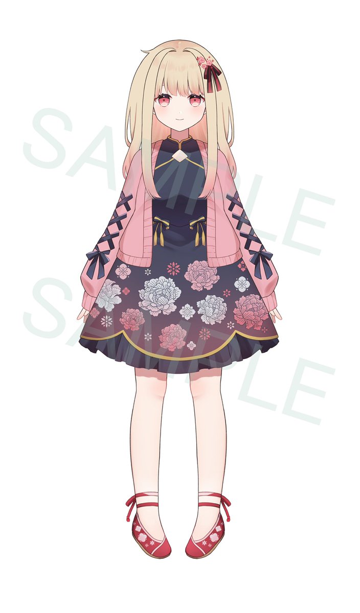 「VTuber作成企画のラフで作成したもう1人の子の清書ができました!!今配信で作」|ゆめは@4/5(水)21時〜記念配信🎉のイラスト