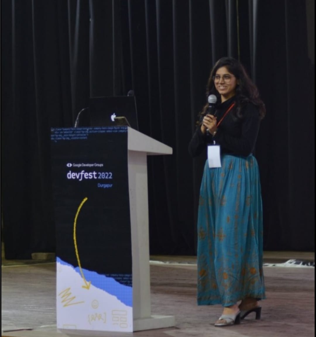 Let's meet our first speaker Jyoti Mishra as she talked about IAMRemarkable.

Jyoti is a Women Tech Makers Ambassador and also a cloud and DevOps engineer. She has also worked as an SDE at Evertz Microsystems.

#gdgdurgapur #devfestdurgapur #DevFest2022  #googledevelopersgroup
