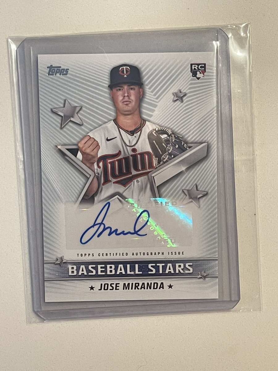 No matter who joins him this season, Jose Miranda will play a massive role for the #MNTwins in 2023.

Let’s get him some help!

RT for a chance to win his 2022 <a href="/Topps/">Topps</a> rookie auto. Must be following to be eligible.