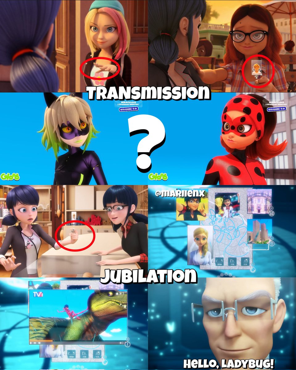 mariienx_'s tweet photo. A minute! In the Jubilation episode, Marinette accidentally forgot to give her Socqueline's Alliance. And Marinette it had transformed with the Alliance. And Gabriel thought Socqueline was Ladybug. Probably Alya And Zoe will transform with Alliance. +
#MLBS5Spoilers https://t.co/GAAWRi037G