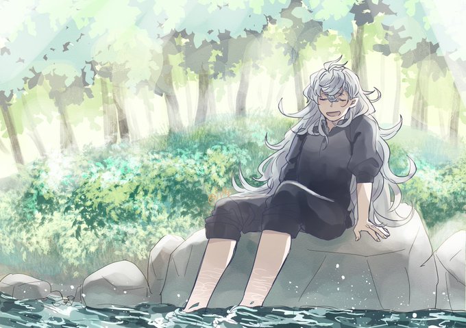 「1boy soaking feet」 illustration images(Latest)