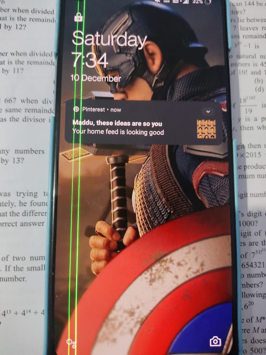 Maaddycinibuff's tweet image. @C4ETech 
I bought my OnePlus 9R smartphone on 26.7.2021. 
But i got green line on display before one month , I reached OnePlus service centre in Vellore they denied free replacement for dent but in my display there is no dent and warranty over . So pls help🙏 #oneplusissues