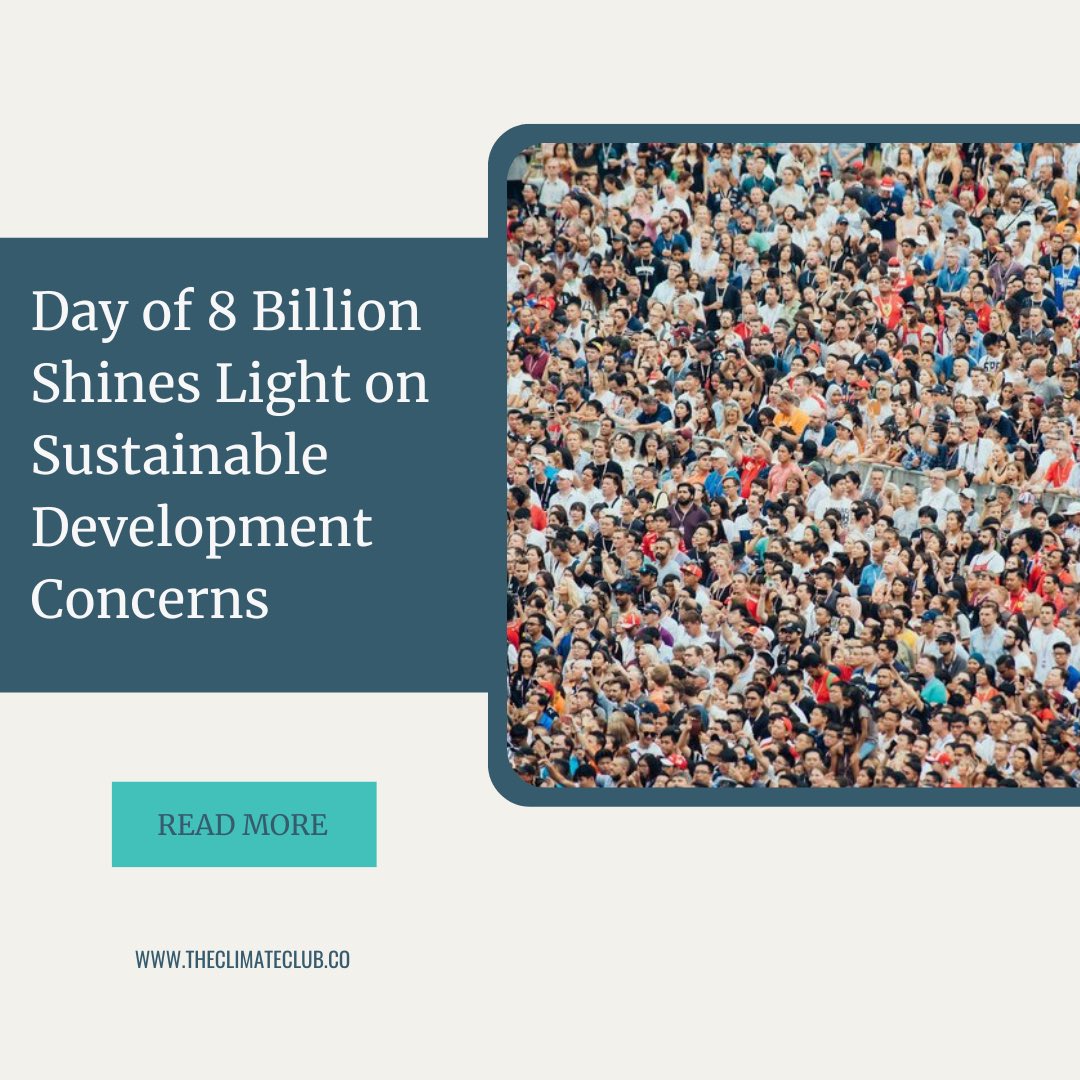 On November 15, 2022, the world population reached 8 billion people. What does this landmark mean for a sustainable future? Find out in Dhruv Gupta’s latest article.

lnkd.in/ekqESiEE

#population #sustainabledevelopment #sustainability