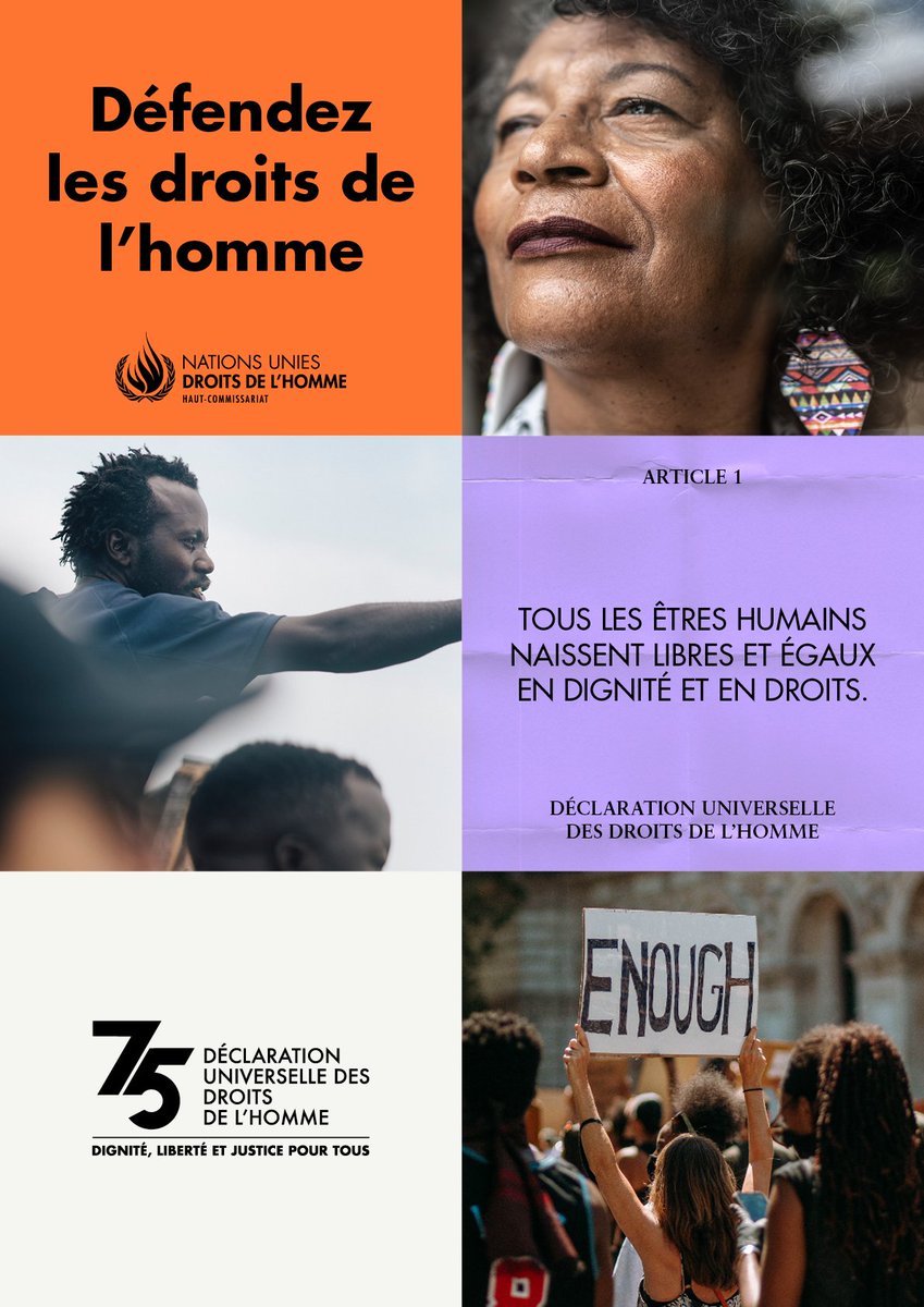 《8️⃣ milliards de personnes en vie aujourd'hui devraient jouir de tous les droits de l'homme, tels que définis dans la Déclaration universelle des Droits de l'Homme &amp; dans d'autres accords internationaux @ lois nationales》
Déclaration <a href="/Atayeshe/">UNFPA Executive Director</a> ici 👇
congo.unfpa.org