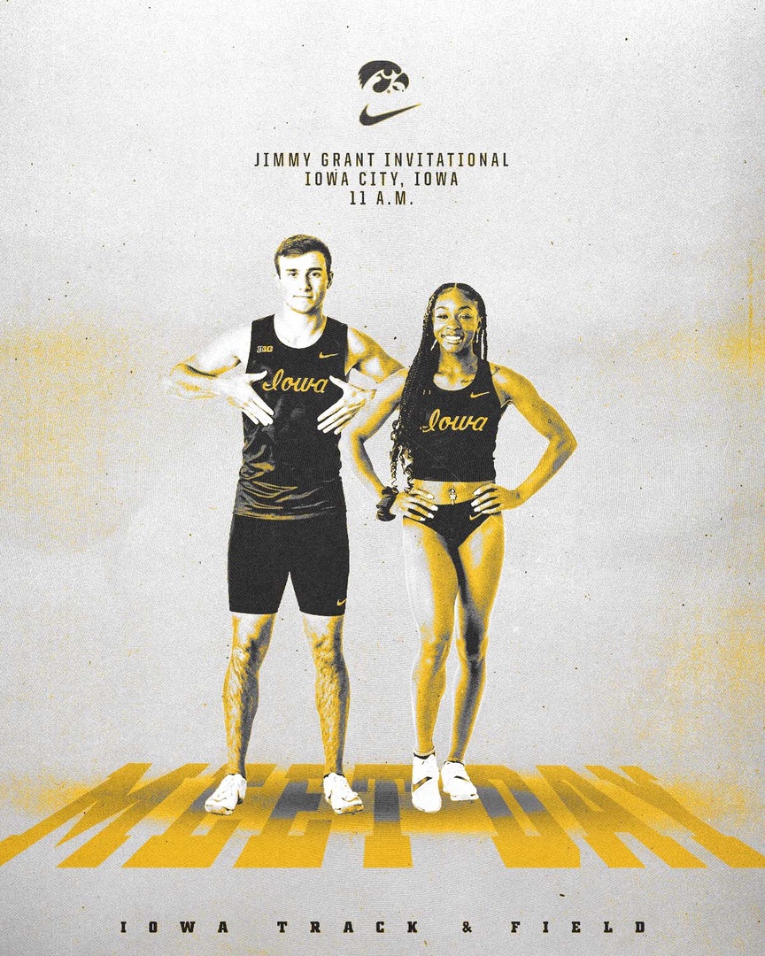 Tell a friend, tell a friend...

𝙬𝙚'𝙧𝙚 𝙗𝙖𝙖𝙖𝙘𝙠 😏

👟: Jimmy Grant Invitational
📍: Iowa City, Iowa
🕚: 11 a.m.
💻: bit.ly/3HngEWy
📊: bit.ly/3VN8cED

#Hawkeyes x #FightForIowa