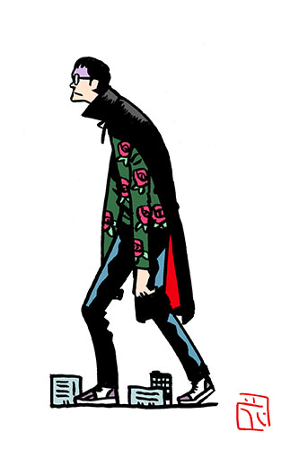 「print jacket standing」 illustration images(Latest)