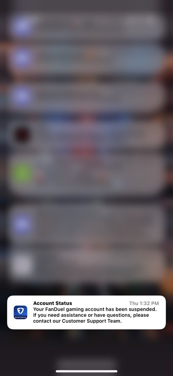 beencalldkingb4's tweet photo. Someone help and tell me what is going on. I got alerted my account was suspended Thursday at 1:32 and I have not had any communication from your company since. I’ve attempted to chat  customer service and all they say is someone will contact me by email. @FDSportsbook fix this https://t.co/b4j648Nfdy