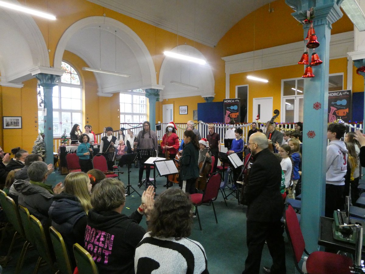 🎉 A huge congratulations to our Sistema in Norwich ensembles for a fantastic pair of end of term concerts. The hard work and dedication of both students and our tutor team resulted in a wonderful performance enjoyed by an invited audience of family, trustees and guests. 🎵