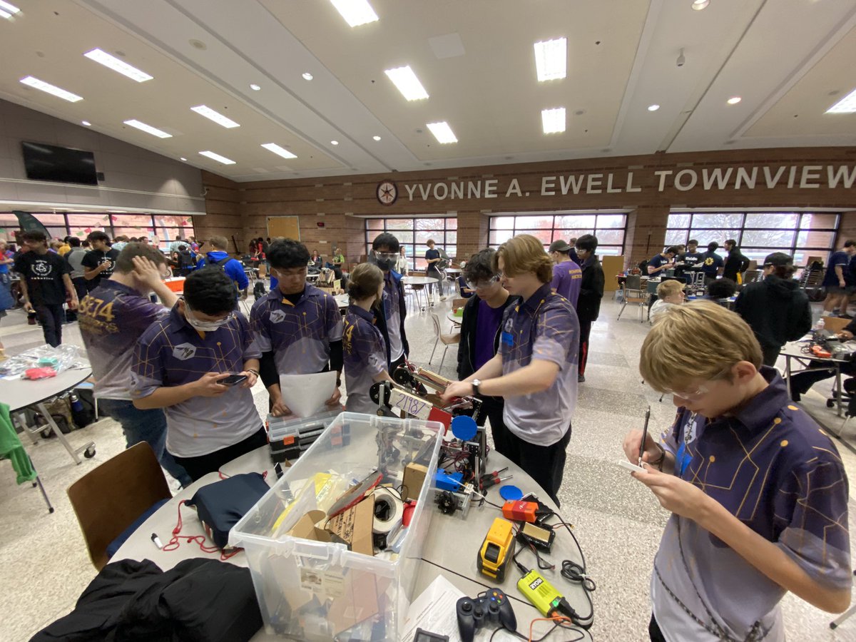 Early morning robot prep <a href="/RHSRobot/">Richardson Robotics</a> <a href="/RISD_CTE/">RISD CTE</a> <a href="/RichardsonHS1/">Richardson HS</a>