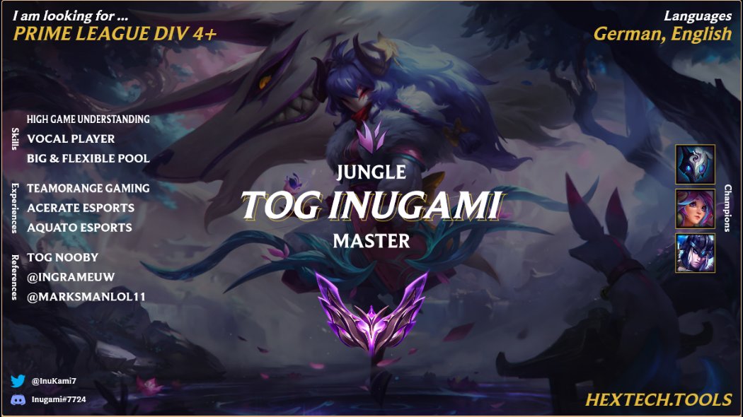 LFT
Im up for any Tryouts in Div 4 if you consider me.
If you have any questions ask away.

Retweets are appreciated 🧡