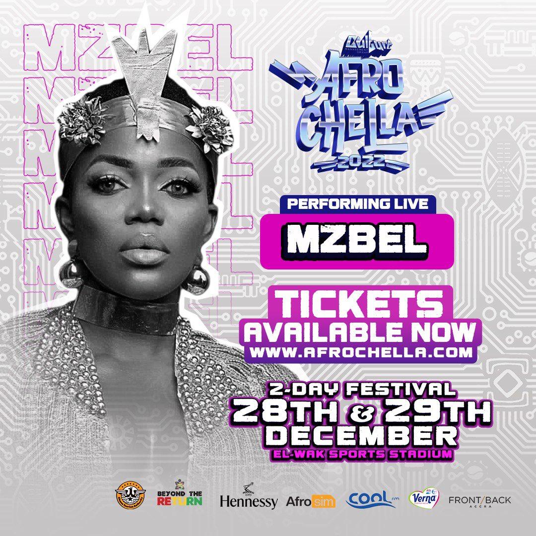 Mzbel on the chella 🔥  #afrochella