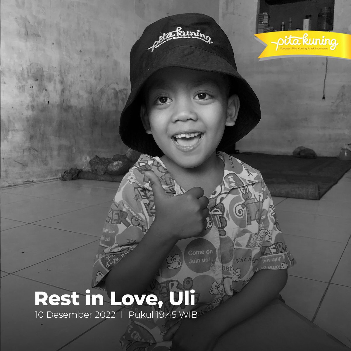 pitakuning's tweet photo. Innalillahi wa inna ilaihi rojiun.

Dengan berat hati kami sampaikan kabar duka atas meninggalnya salah satu adik dampingan Pita Kuning yang bernama Uli. https://t.co/iTQ10tXzAX