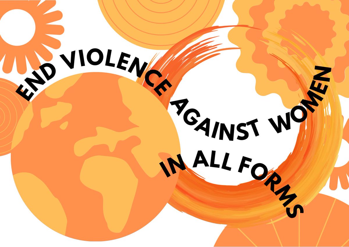 #OrangeTheWorld & #WhiteRibbon to
#EndViolenceAgainstWomen 
#EndRape
#EndAbuse
#Endsexualharassment
#Endonlineabuse
#EndFMG
#EndFemicide
#Endstalking
#EndHumanTrafficking
#Enddomesticabuse
@silibertas @SIGBI1 @UKPACc 
#16DaysOfActivism