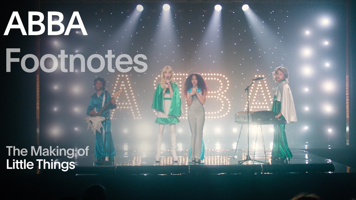 Now live on YouTube: 'Little Things' with VEVO Footnotes. Get to know more about ABBA's first Christmas Song and learn how the song and music video came to be from director Sophie Muller and Björn himself. abba.lnk.to/Little-Things-… #ABBA