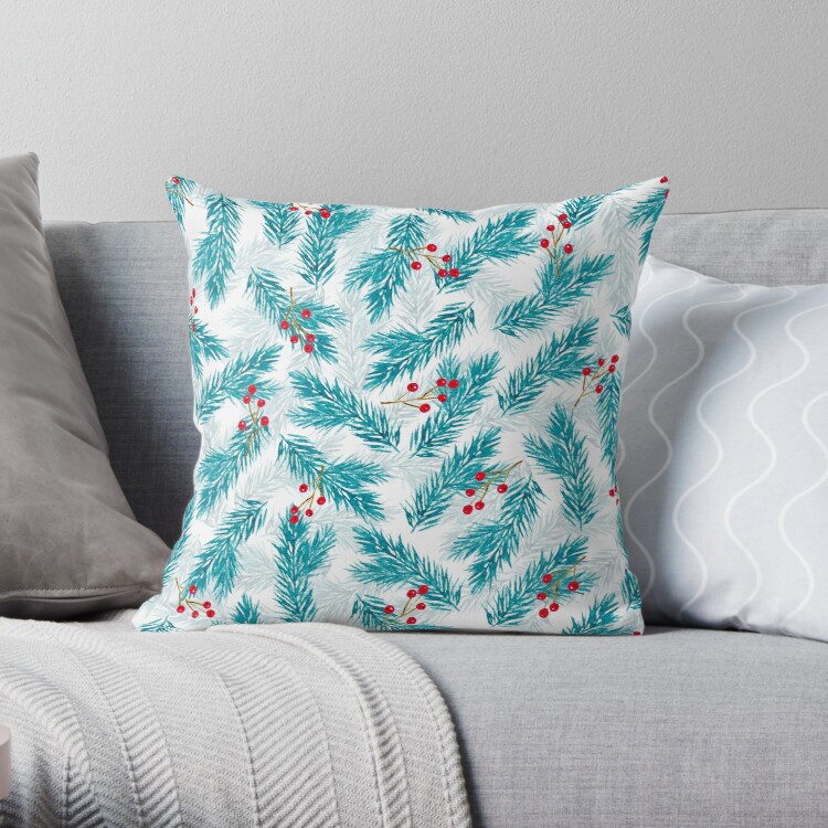 30% on throw pillows, tote bags, tapestries and blankets with a discount code WINTER22 on my #Redbubble shop. Products printed with #watercolor paintings and repeated patterns, perfect gifts for Christmas. Link in bio.  #Discounts #discountcode #gift #Christmas #home #totebag