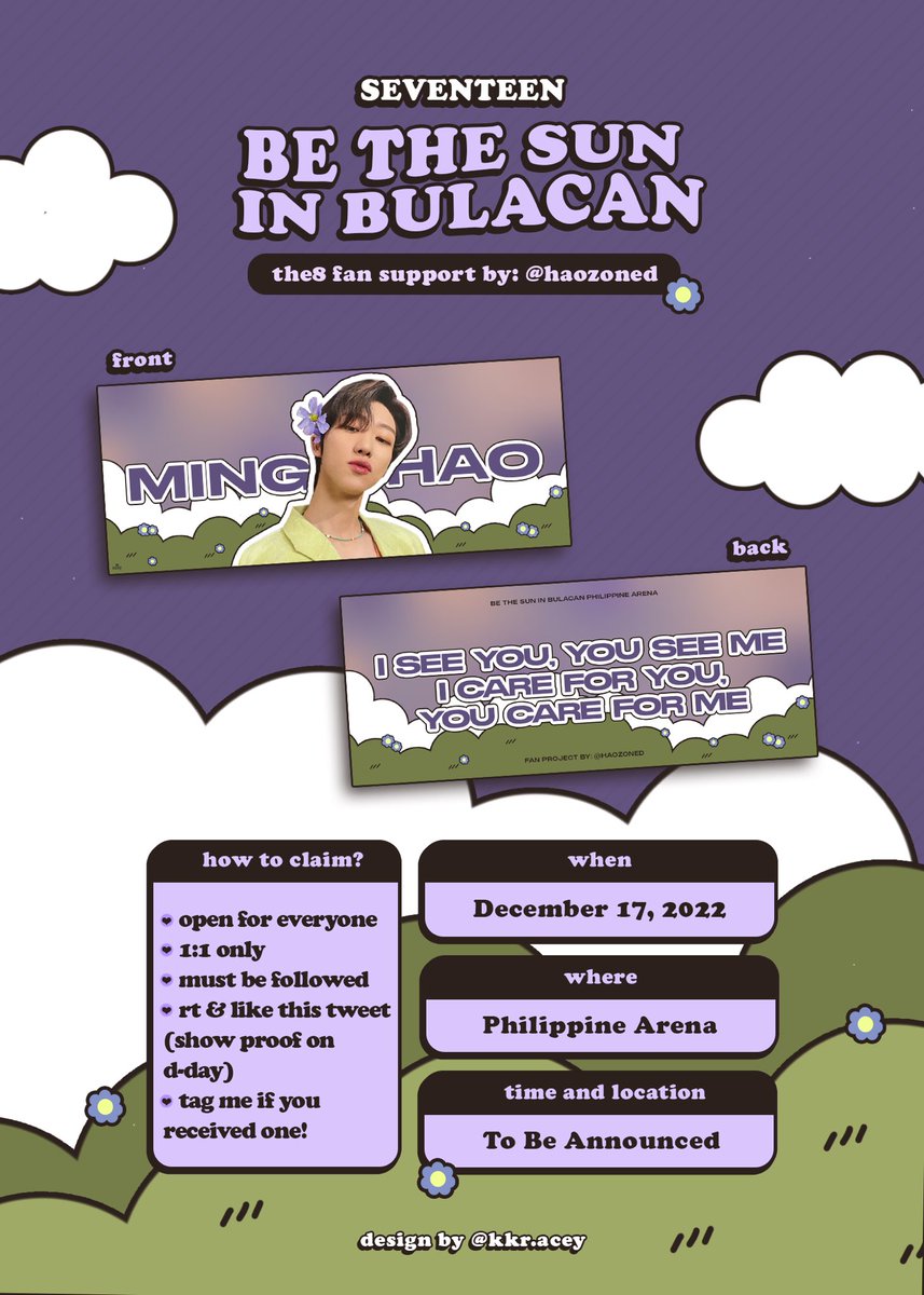 haozoned's tweet photo. 💐 be the sun in bulacan freebies 💐

THE8 fan support by @haozoned 

presenting my favorite noot noot hao that I'll be giving away on concert day! 🥹

— mbf, like &amp; rt
— time and loc tba
— more details below 

see you, 8stars and carats! 🫶🏻

#BeTheSuninBULACAN #BeTSinBULACAN https://t.co/nCrBoEphNs