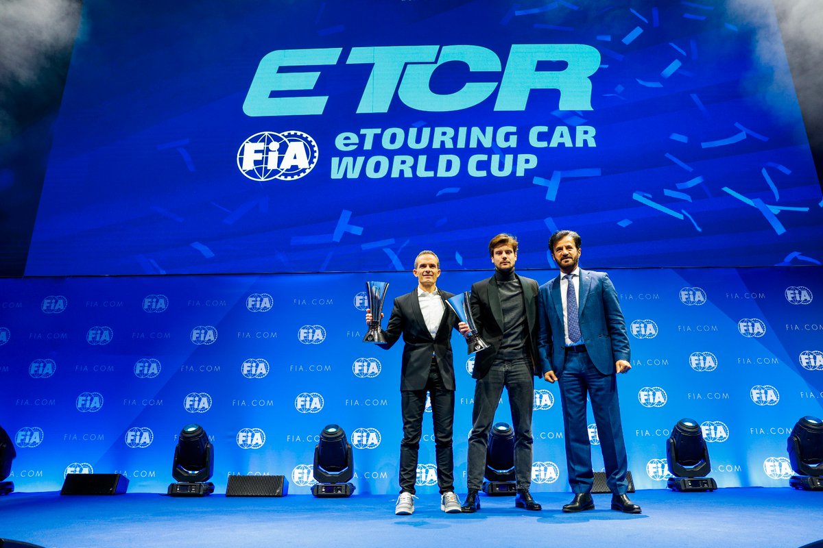👍 What a season @tambayracing who won the FIA ETCR eTouring Car World Cup! #FIAPrizeGiving #ETCR