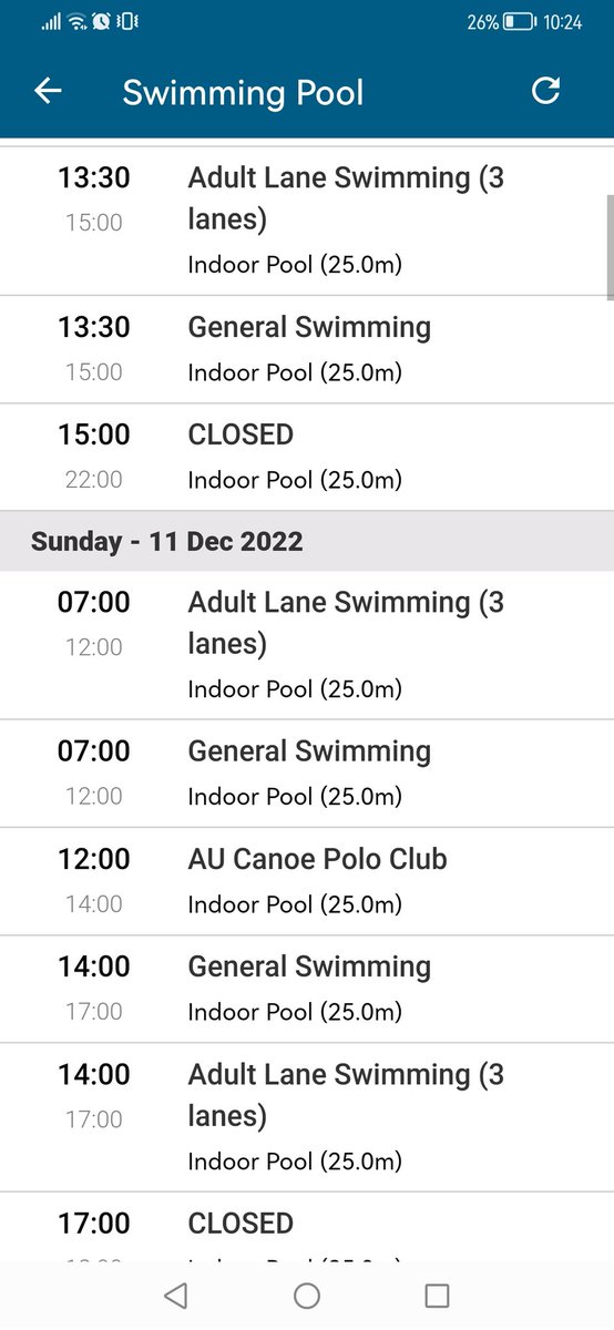 LuisaPetta's tweet photo. @UoS_Sport is this really your opening times over a weekend for the public!! https://t.co/gTps8h5qLg