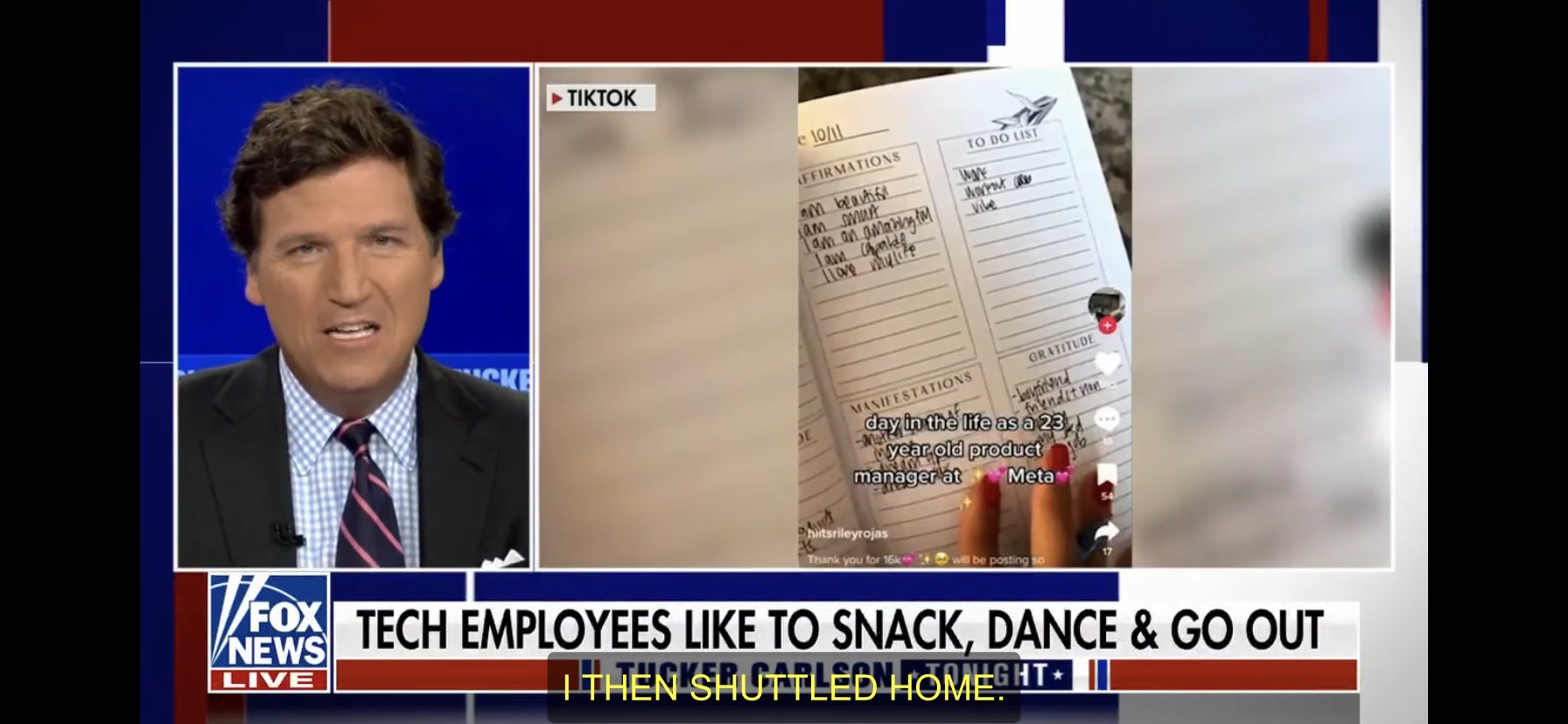 Cold on twitter tucker carlson 10 minute segment on tech worker