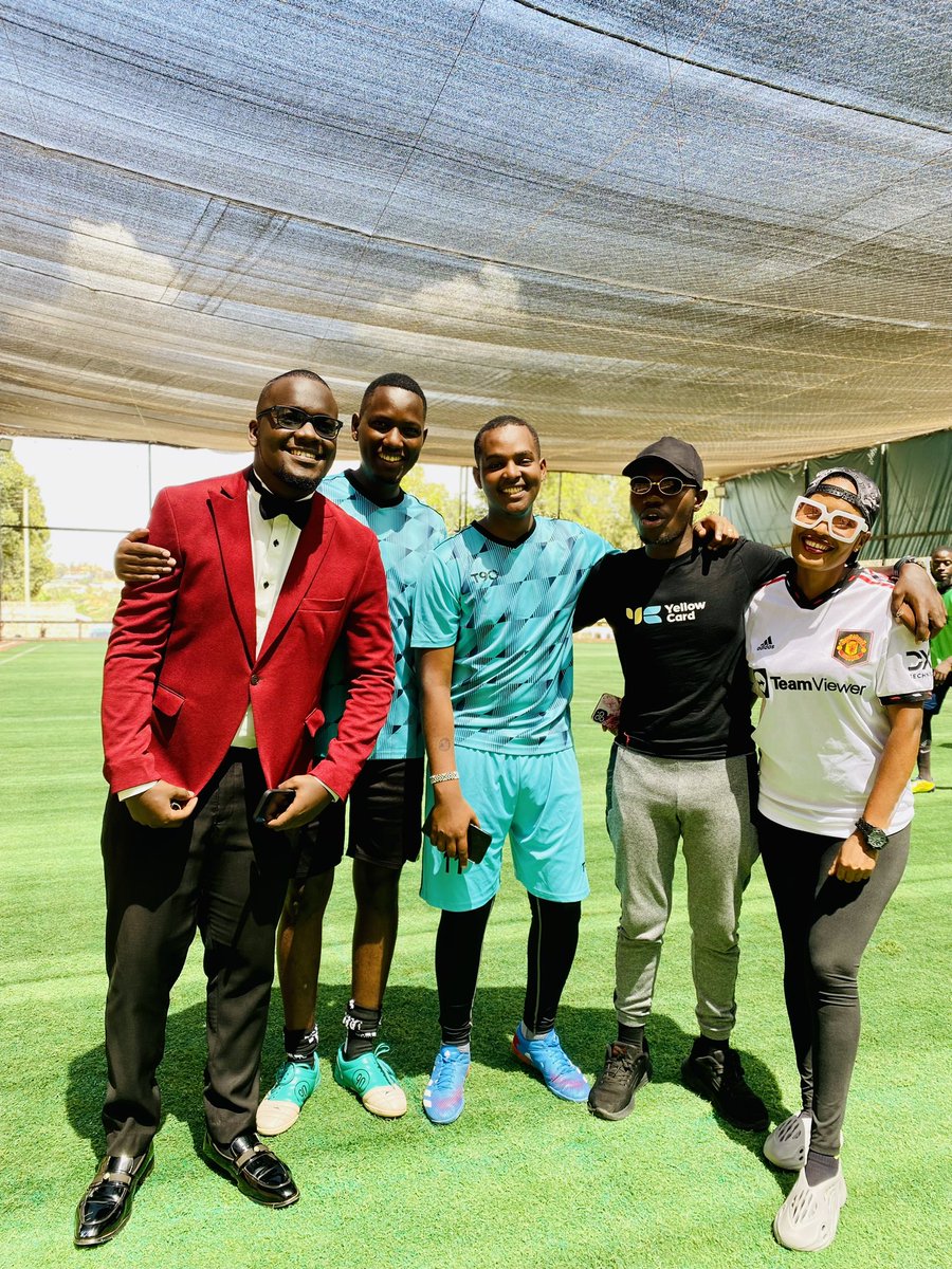 emeka_ug's tweet photo. Before the wedding, I had to pass by Volta Arena Bukoto for the #5On5Games. I hope my team wins. 

All proceeds go to help teenage mothers in Iganga https://t.co/KIqiKnbui5