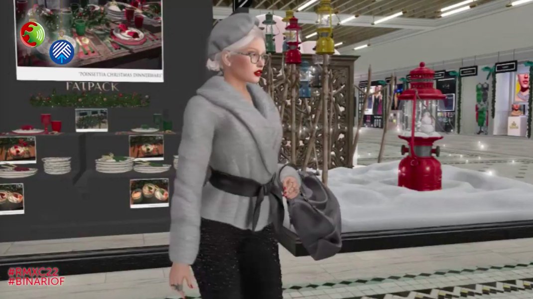 ireschilla's tweet image. Conosciamo l'#avatar di @MarinaBellini2 che ci racconta come abitare il #Metaverso durante le festività natalizie. 

#RMXC22 #BinarioF
#MemorieDigitali #Web20