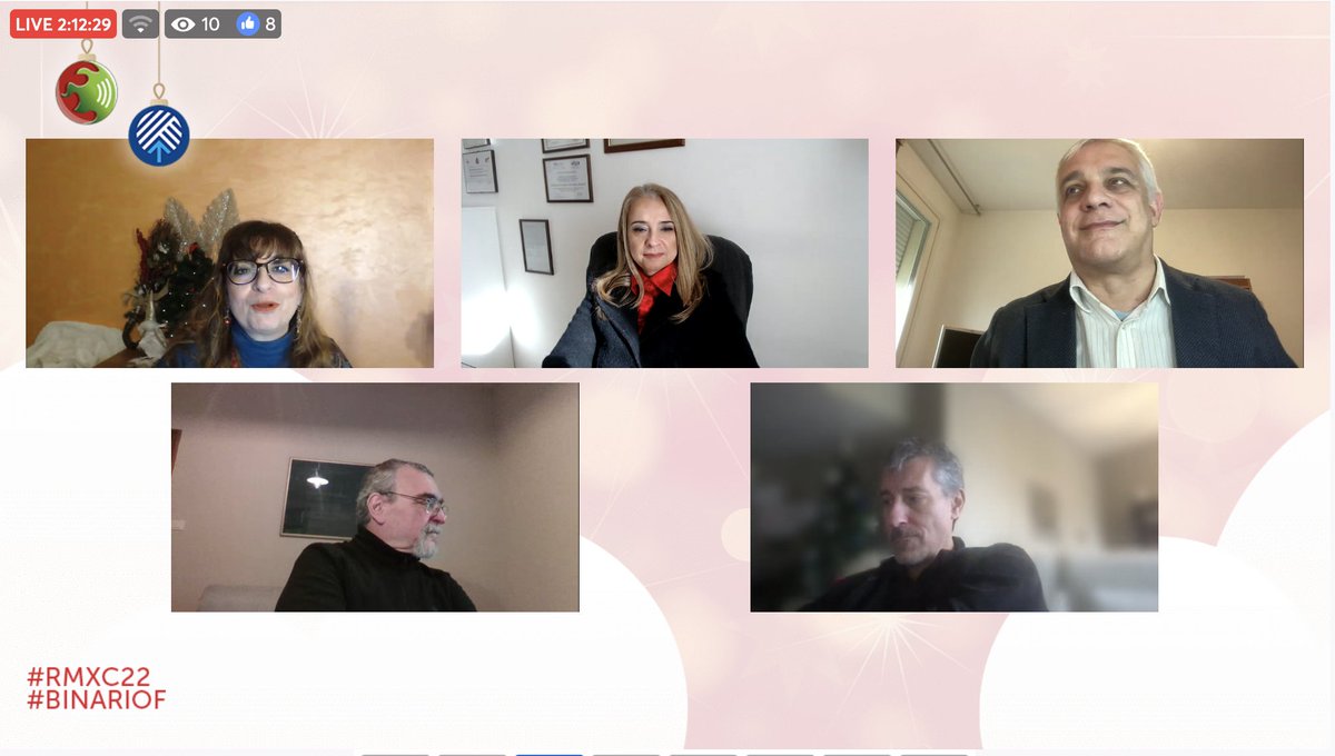 RomaXmascamp's tweet image. Ultimo giro con gli speaker per riassumere e riflettere sui temi trattati nella mattinata.

fb.watch/hk28vota0p/
#RMXC22 #BinarioF #MemorieDigitali