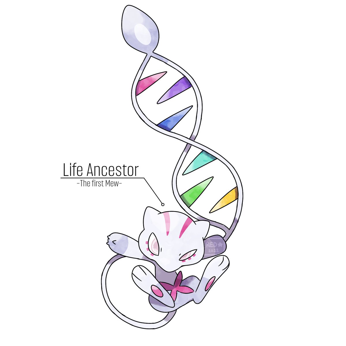Red_brb's tweet image. Life Ancestor

I imagined a paradox version of Mew, he is the original Mew

#paradoxpokemon #Pokemon #PokemonScarletViolet #PokemonEcarlateViolet #mew #fakemon