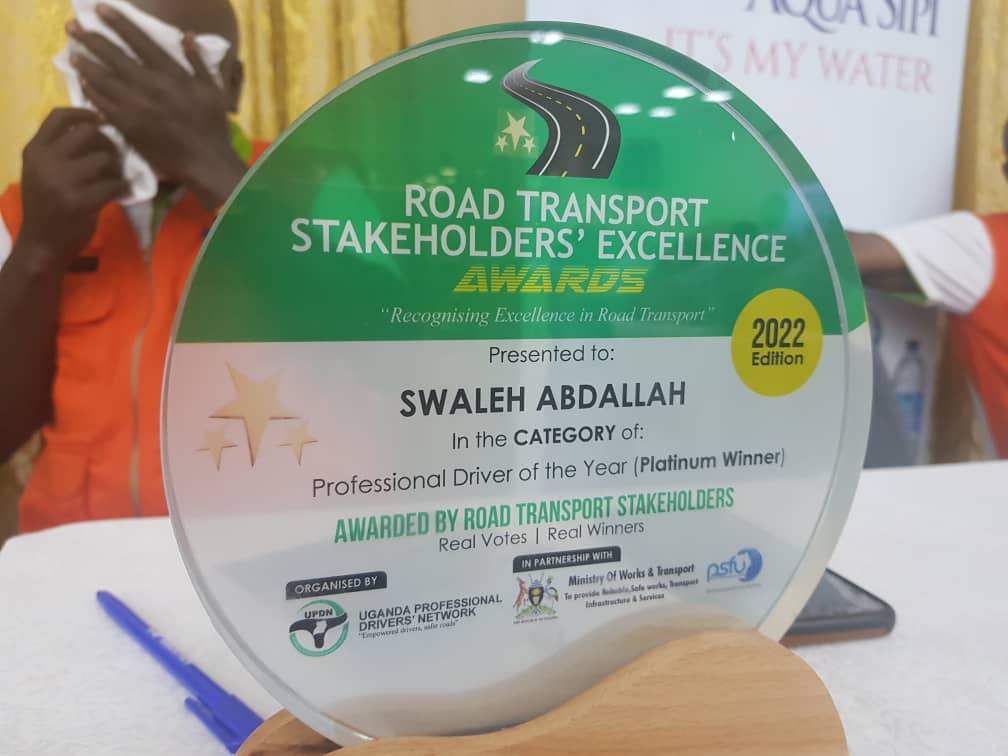 nmsuganda's tweet photo. So proud of our driver, Mr. Swaleh Abdulai, for winning the Professional Driver of the Year 2022 award (Platinum category).
The awards were organised by @uganda_drivers, in partnership with @MoWT_Uganda and @PSF_Uganda.
Thank you for voting .
#excellence
#driving
#ChatwithNMS https://t.co/rVqp0RXNZM