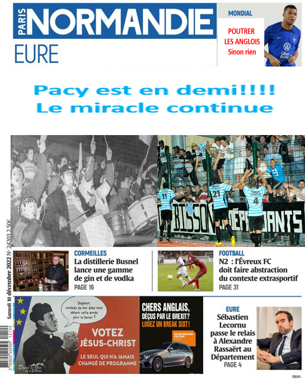 comedien7829's tweet photo. #fm23 #allezpacy #QRM #coupedefrance
La vallée d’Eure n'est pas morte!!!! Victoire 3-1 contre la banlieue Rouennaise (QRM). Pacy est en feu!!! les maisons de retraites aussi... Comme dit @bracodu88 ce jeux est incroyable!!!! https://t.co/kyDasAzrRs