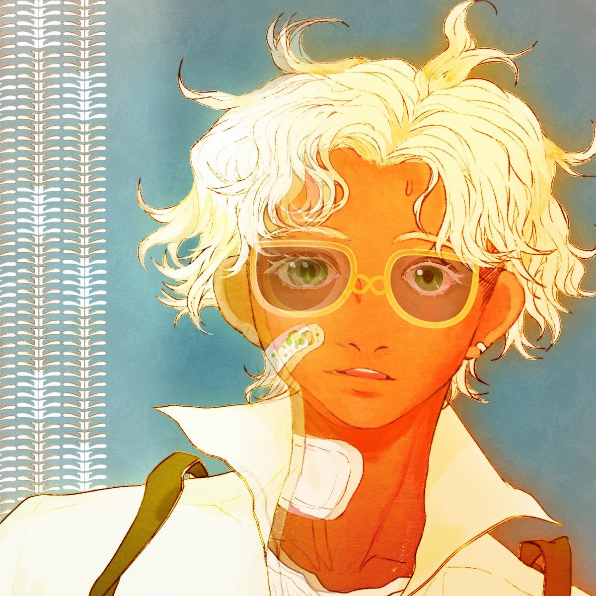 很久没画oc了，随着自己年龄增长，也把他给画得越来越靠近青年了。