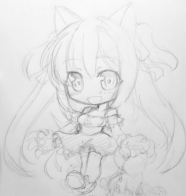 #メシアガール
#ボクの理想の異世界生活
三人ともお迎えできたし総集編も買いましたので、まずはミーシアあっさりめにかきかき。 