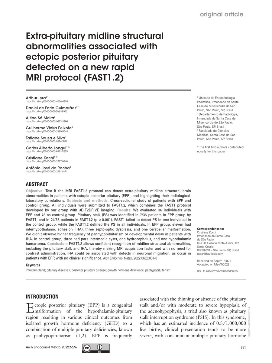 Archives of Endocrinology and Metabolism tweet media