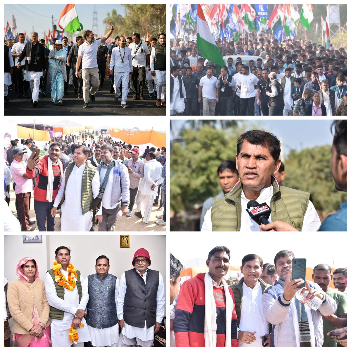 आज #BharatJodoYatra में।