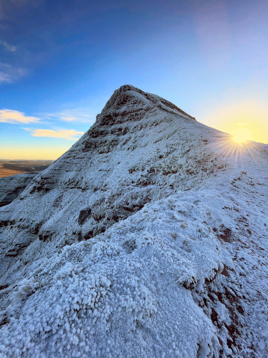 First snow of the season! Ace time up high in the Brecon Beacons yesterday.