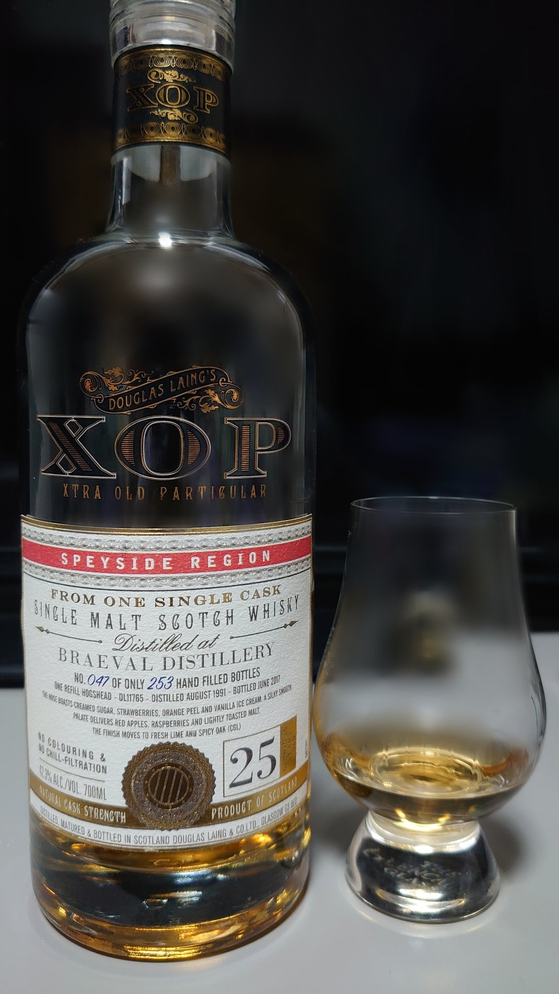 XOP BRAVAL 1991 25年 42.3% 700ml XOP BRAVAL 1991 25年 42.3% 700ml