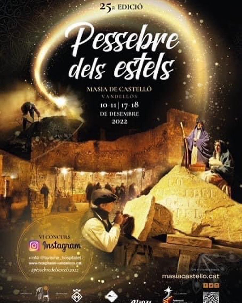 ⭐️Avui inaugurem el #PessebredelsEstels, la Presidenta de la Diputació, <a href="/nllaurado/">Noemí Llauradó Sans</a>, d’ERC. Serà l’encarregada d’inaugurar-lo.
Aquest any la Diputació:

-presentació del llibre “Pobles contra l’oblit” a Masia Castelló

- ha otorgat una subvenció a Masia Castelló: 5.531 €
