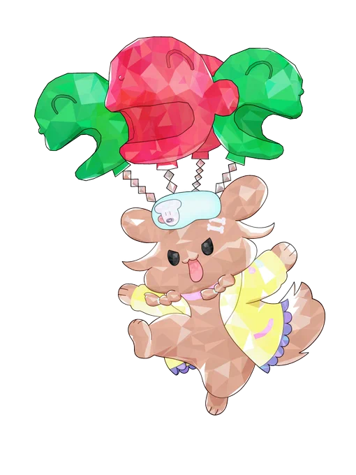 テラスタル毛玉透過#できたてころね 